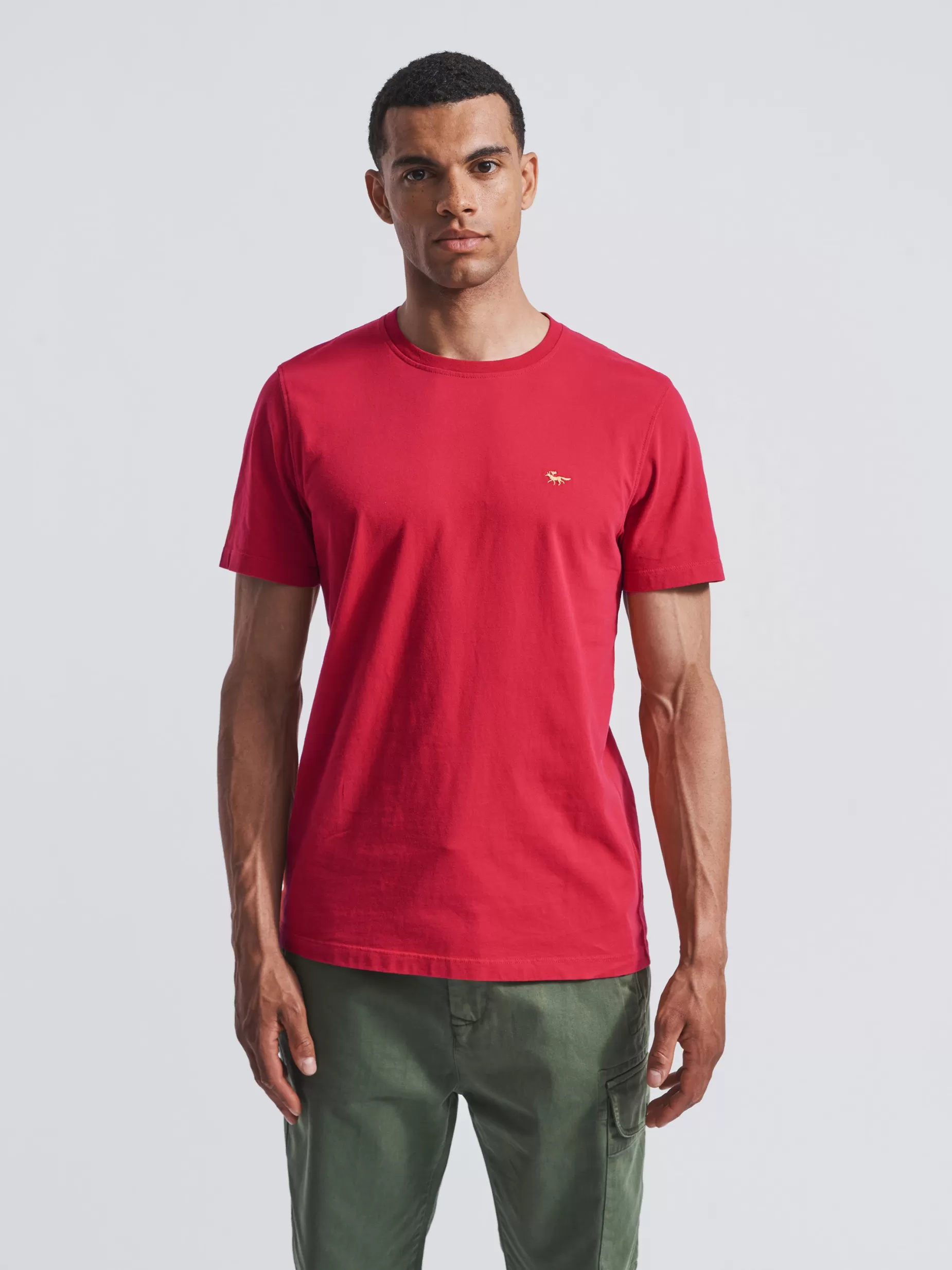 Outlet Aubin Tee Deep Red