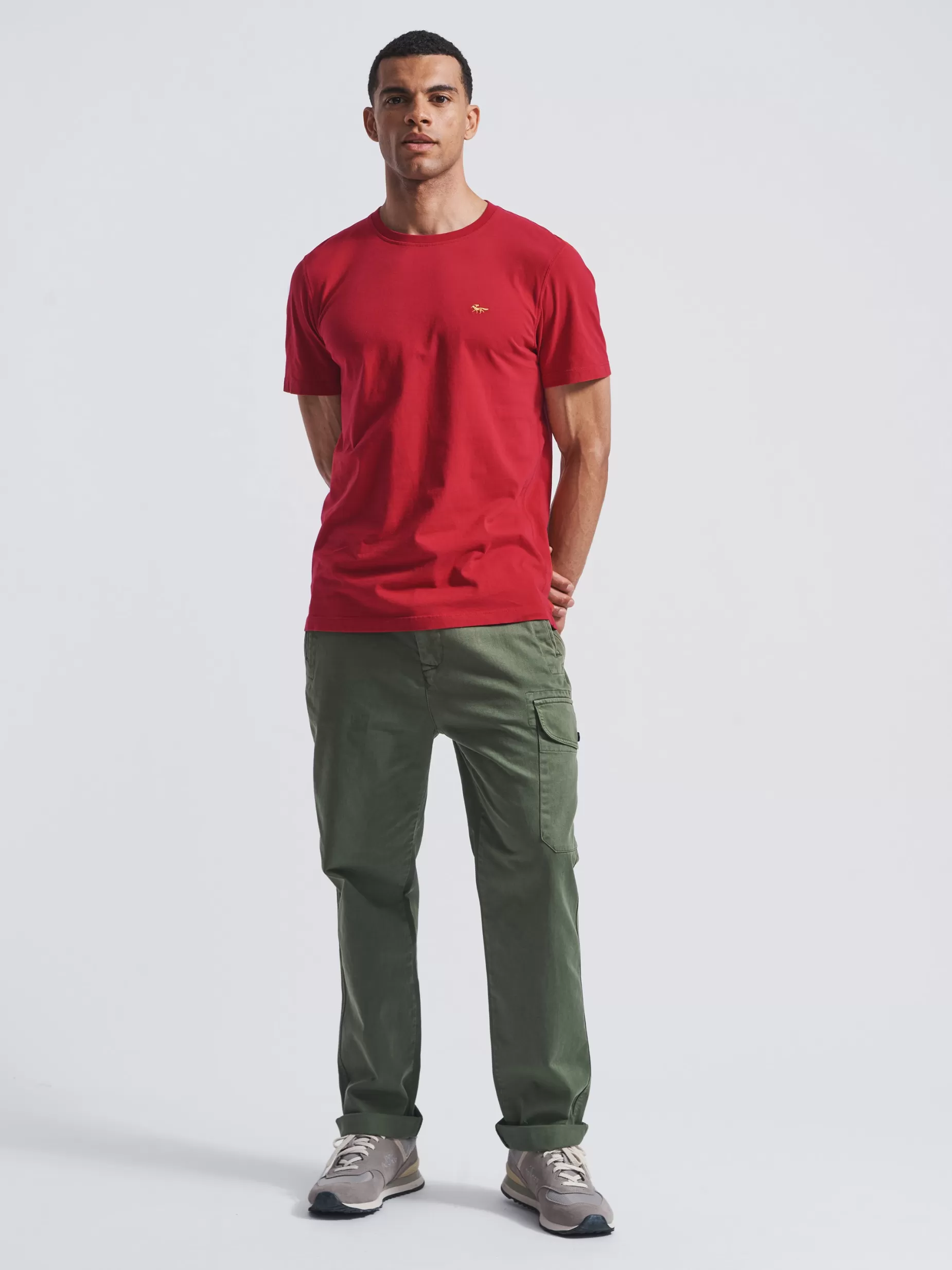 Outlet Aubin Tee Deep Red