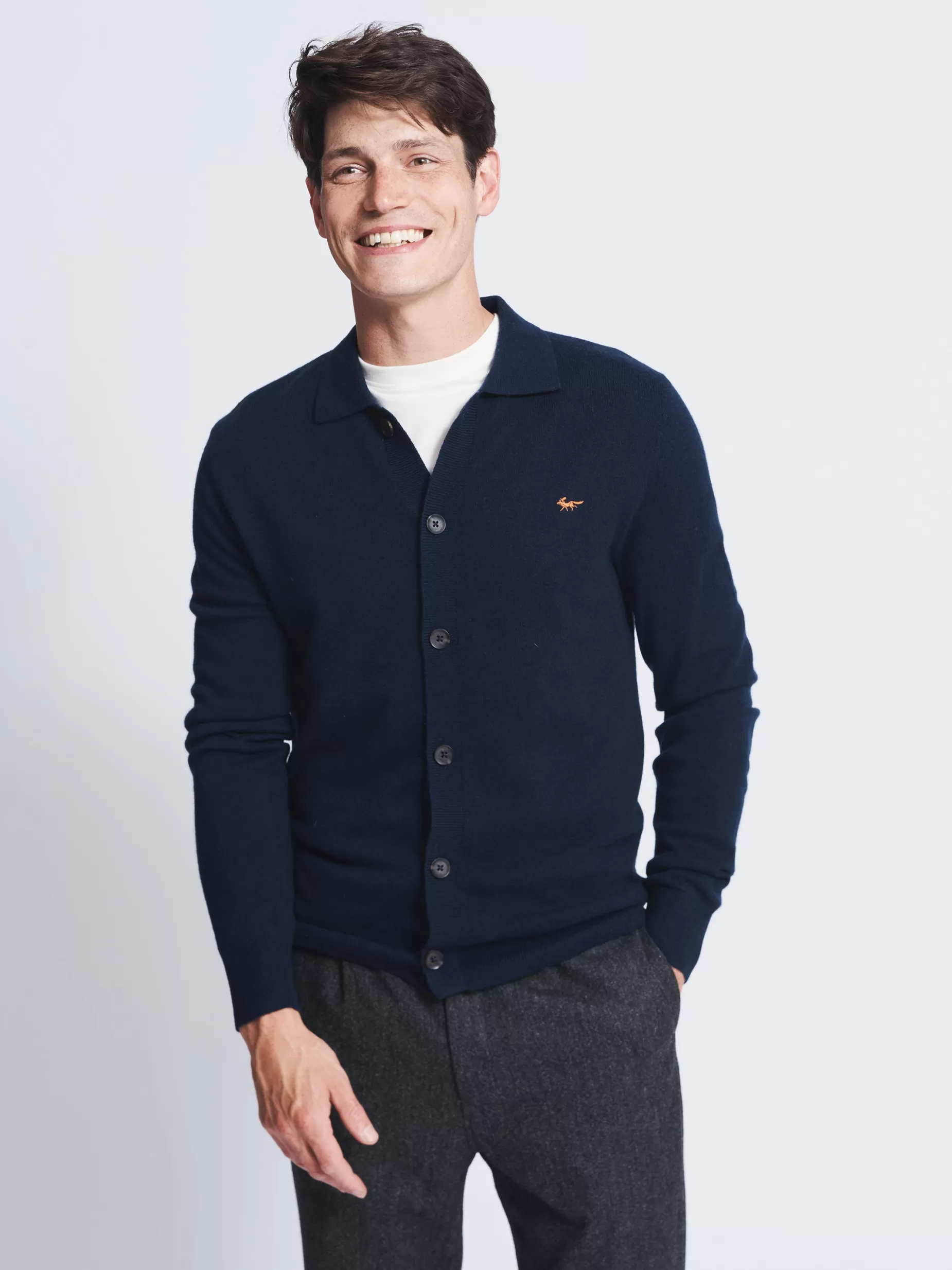 Discount Aubin Banbury Cardigan Navy