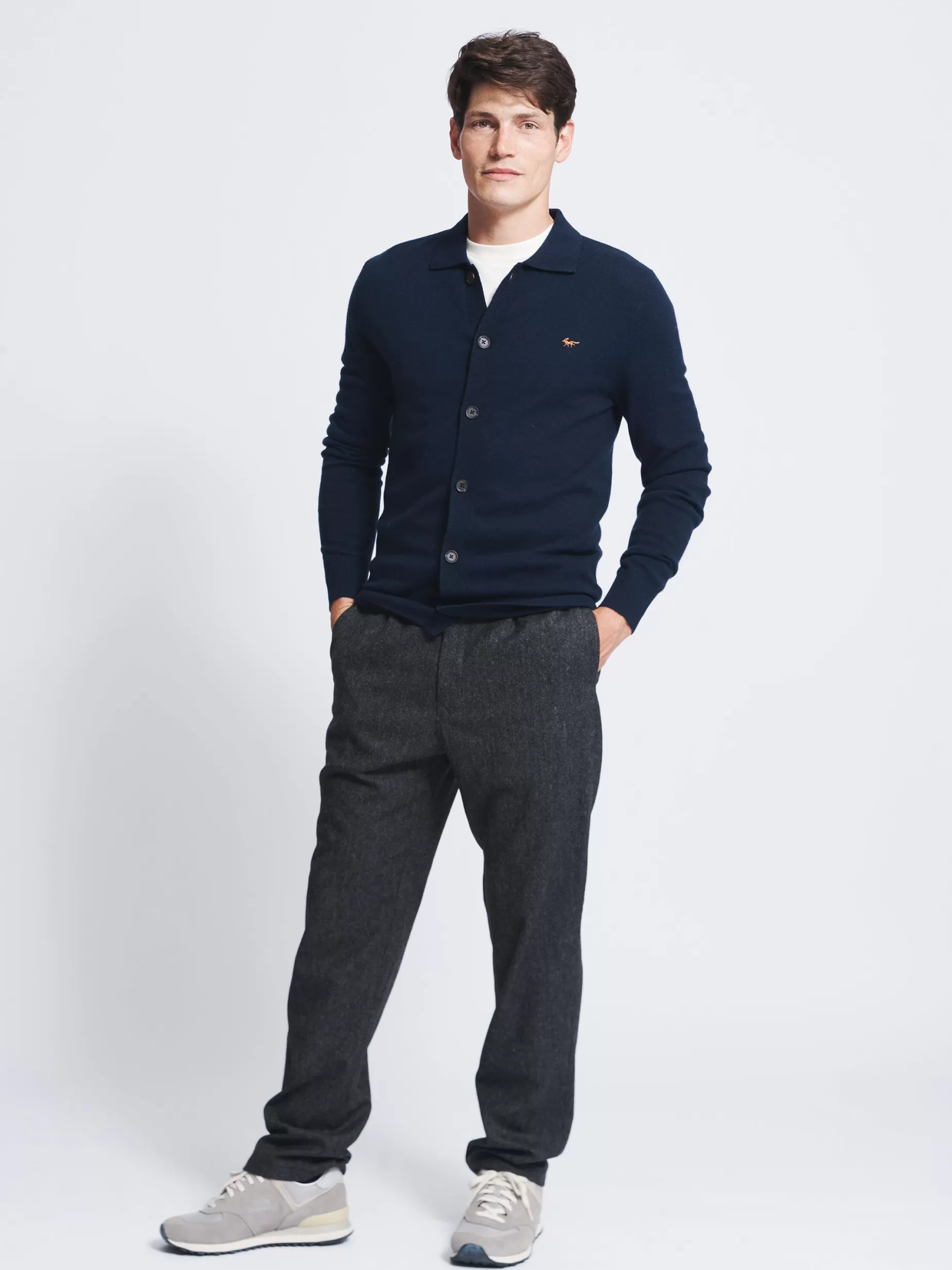 Discount Aubin Banbury Cardigan Navy