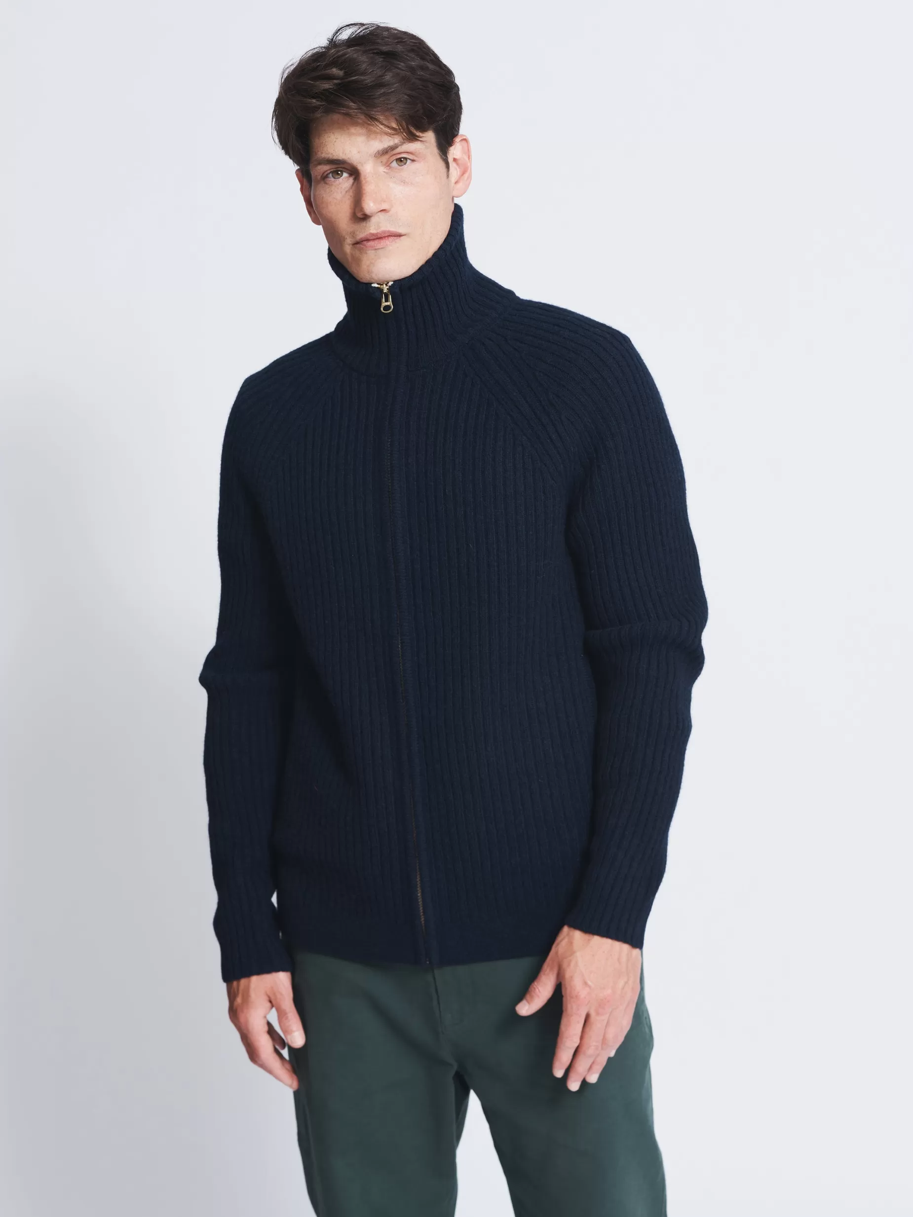 Online Aubin Barley Zip Thru Navy