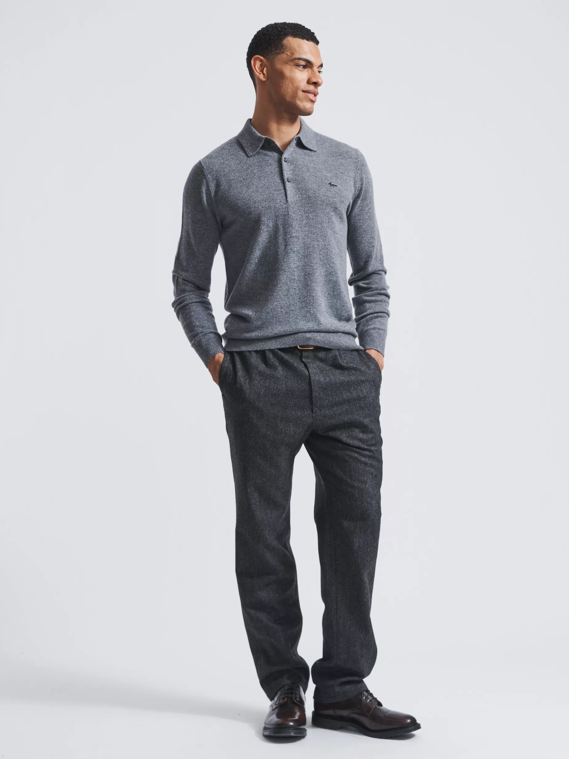 Flash Sale Aubin Brampton Polo Charcoal