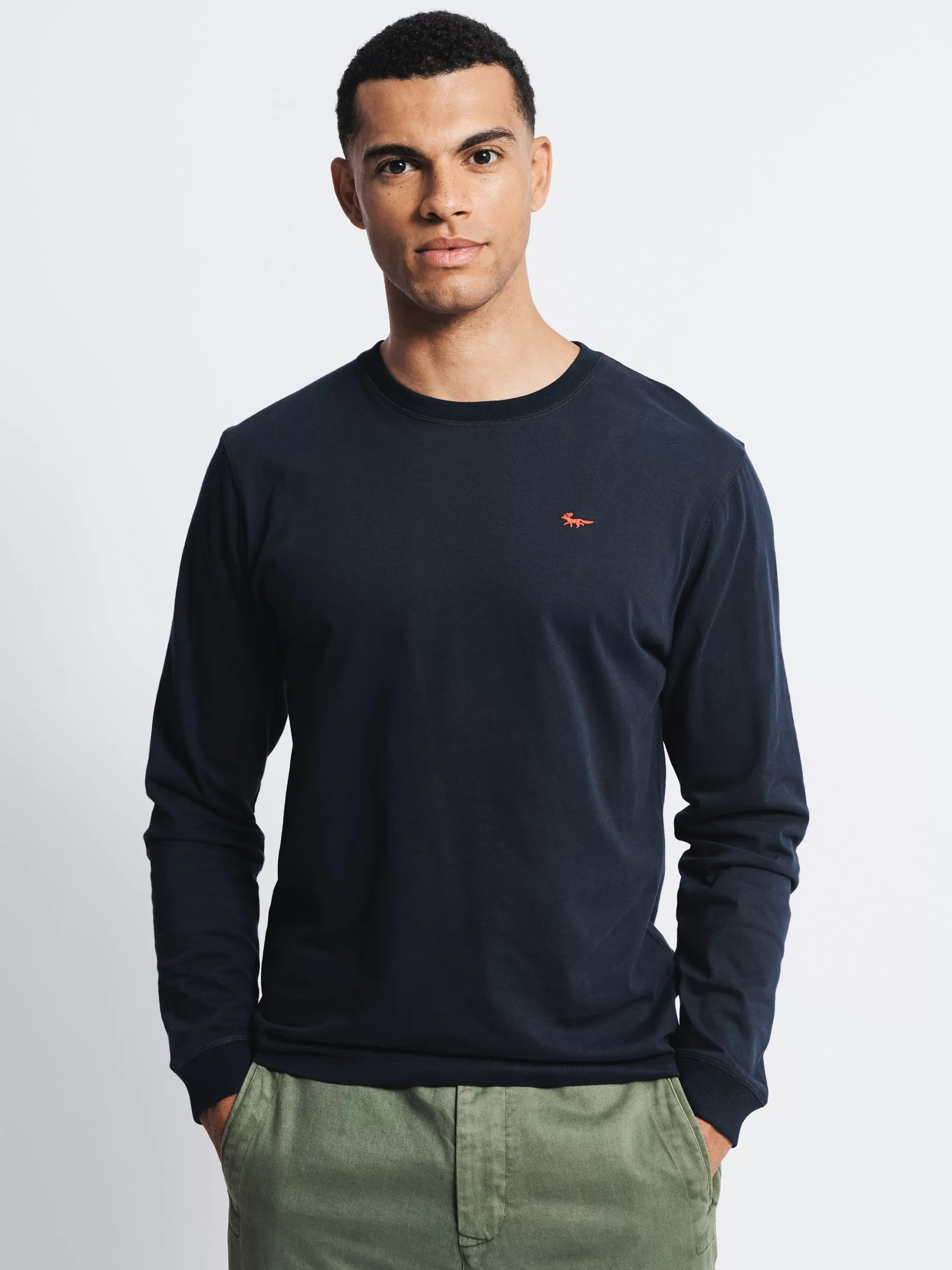 Hot Aubin Buttermere Long Sleeve Tee Navy