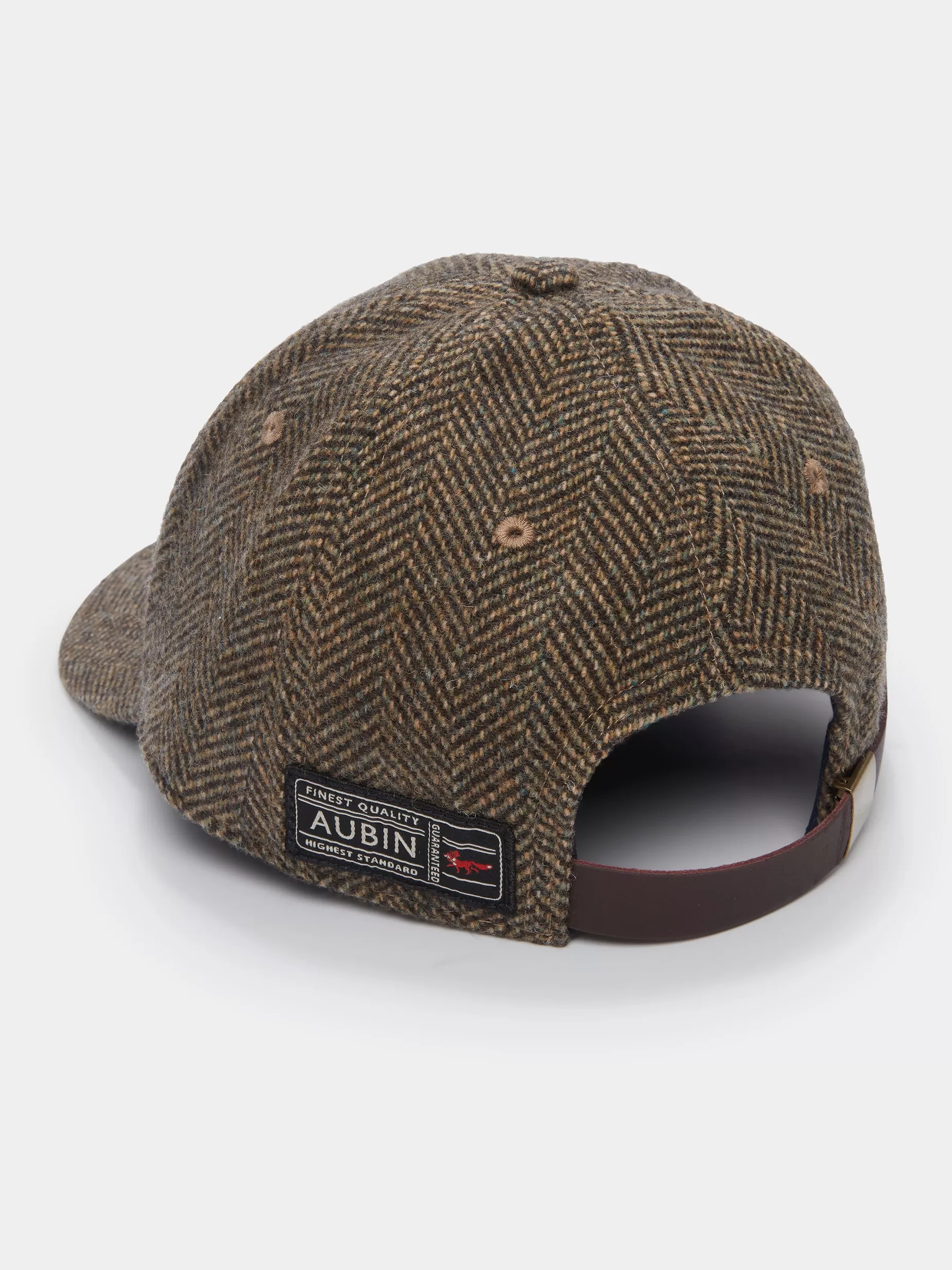 Flash Sale Aubin Deal Cap Brown Herringbone