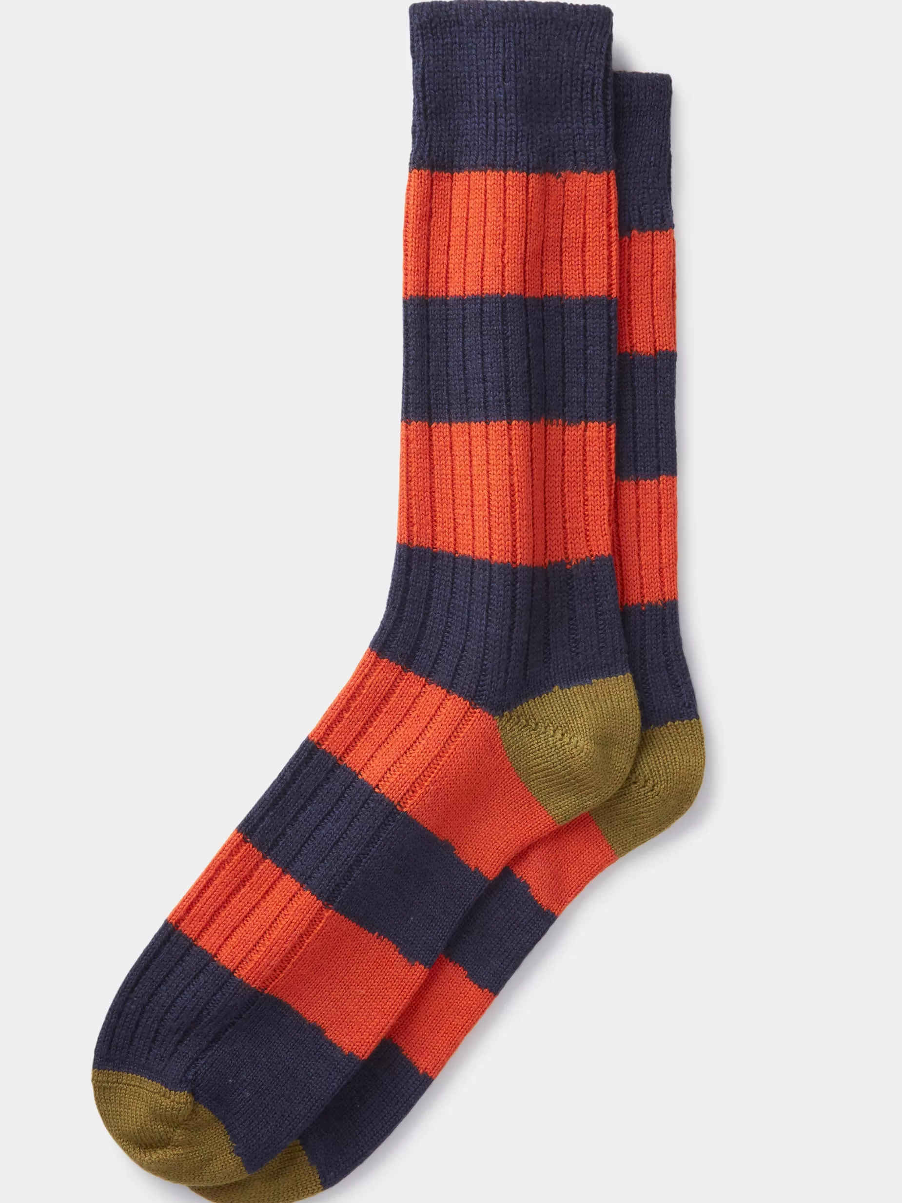 Best Sale Aubin Frome Sock Orange Stripe