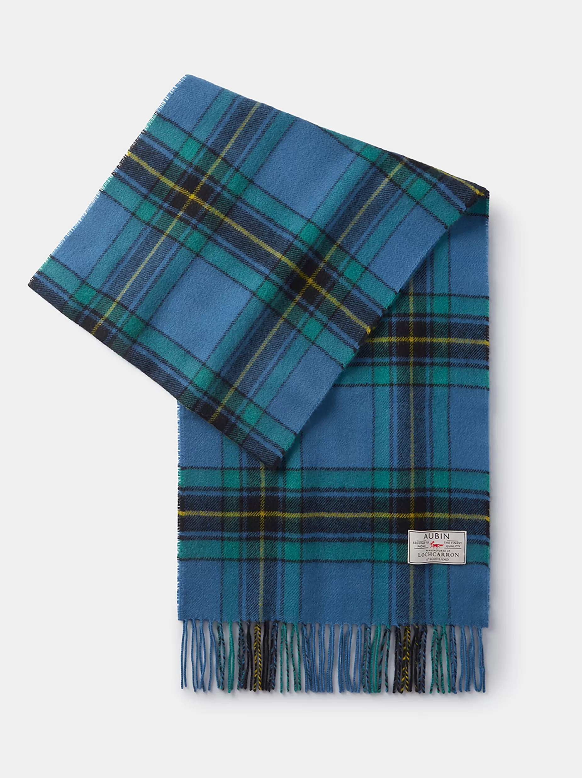 Best Aubin Hamilton Scarf Blue Check