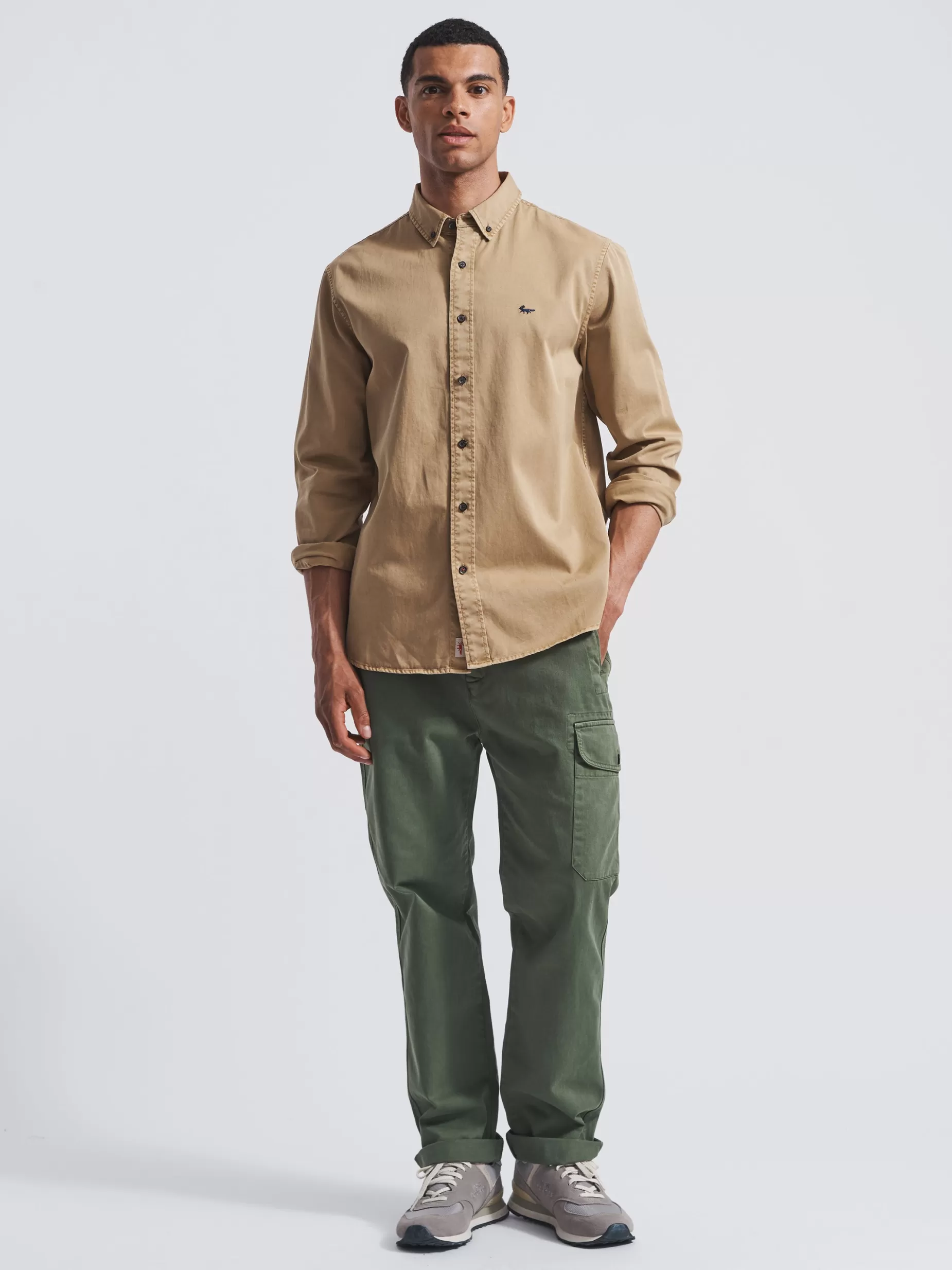 Best Sale Aubin Hessle Shirt Sand