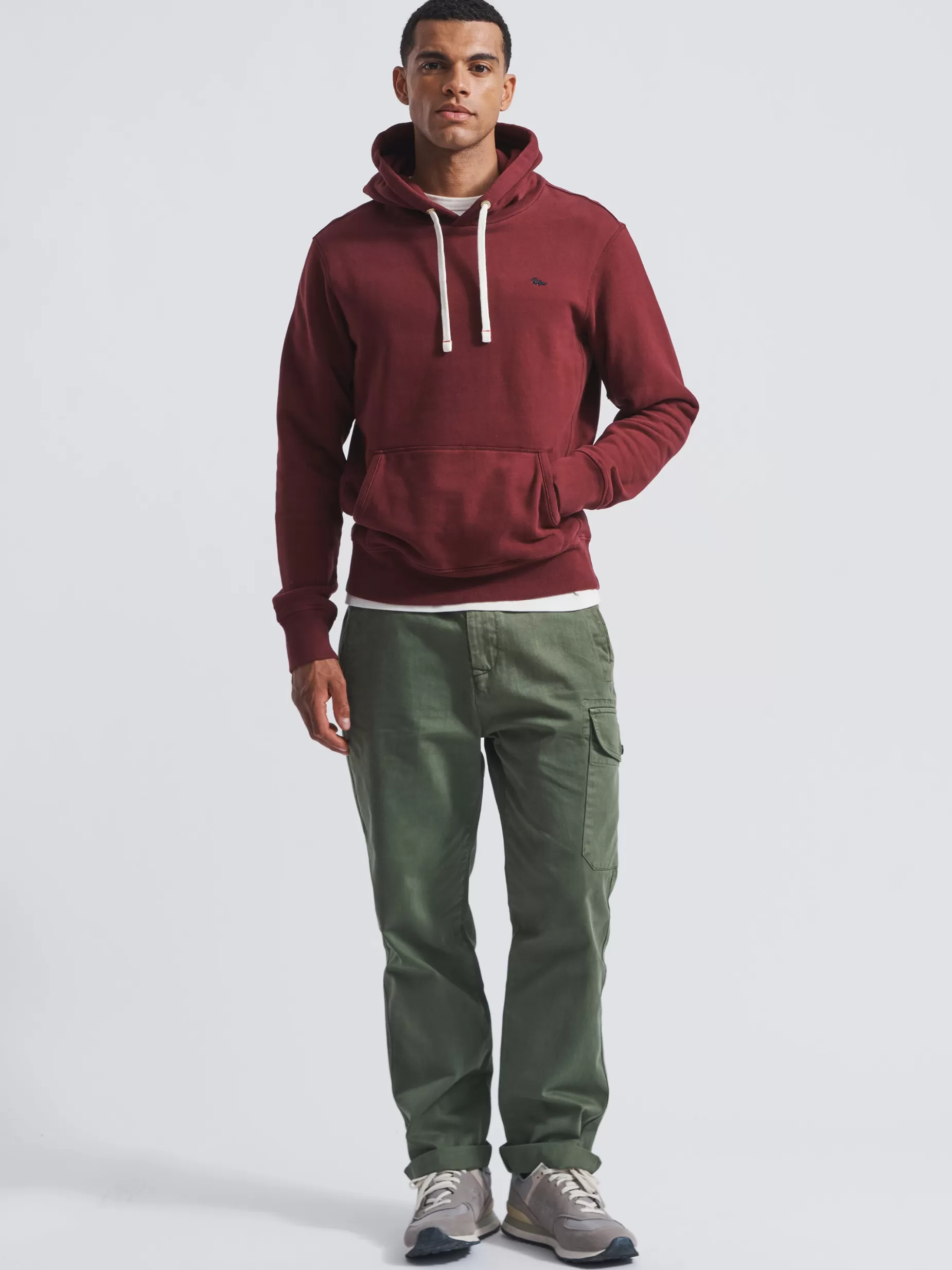 Outlet Aubin Humber Overhead Hoody Bordeaux