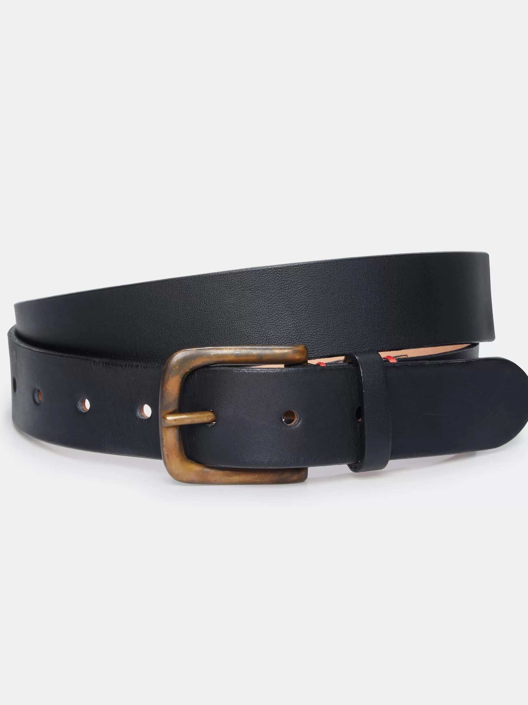 Best Aubin Johnstone Leather Belt Black