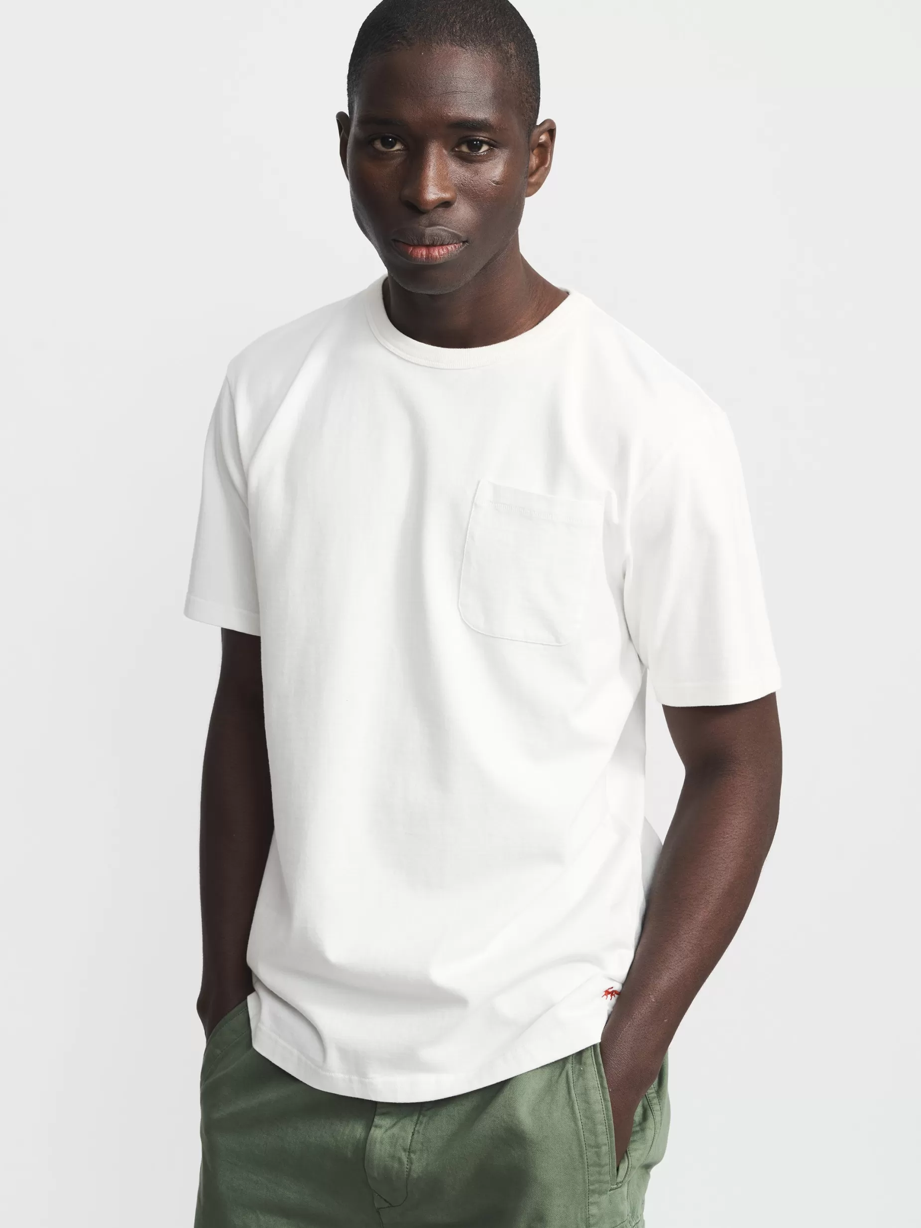 Best Aubin Newburgh Relaxed Tee Chalk White