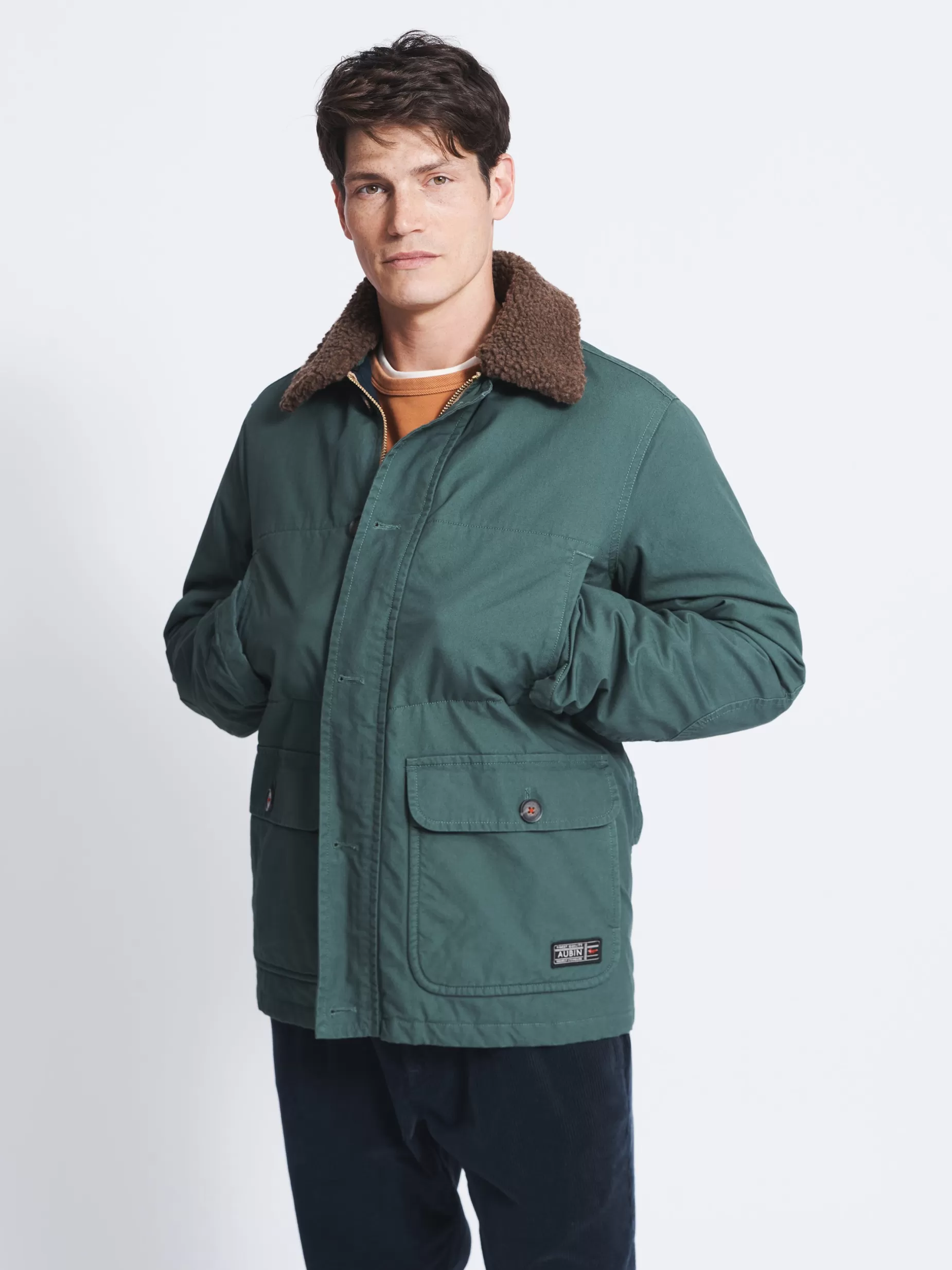 Outlet Aubin Rowen Jacket Dark Green