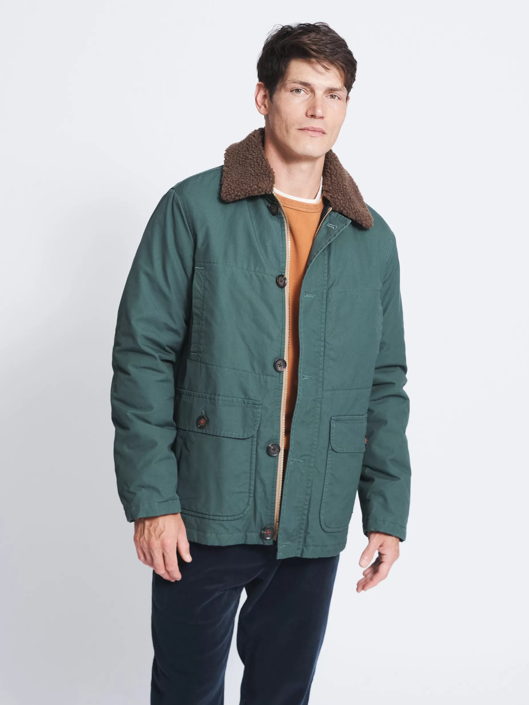 Outlet Aubin Rowen Jacket Dark Green