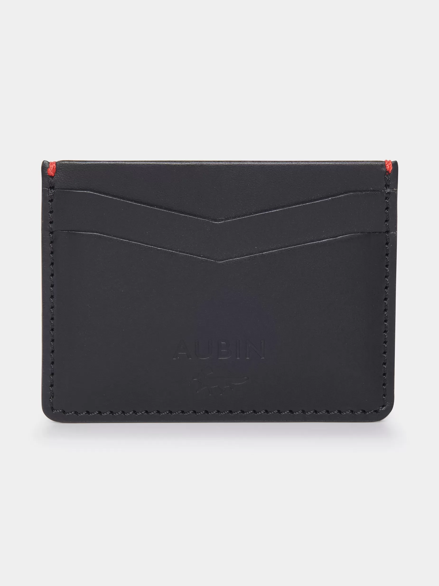 Clearance Aubin Stirling Leather Card Holder Black