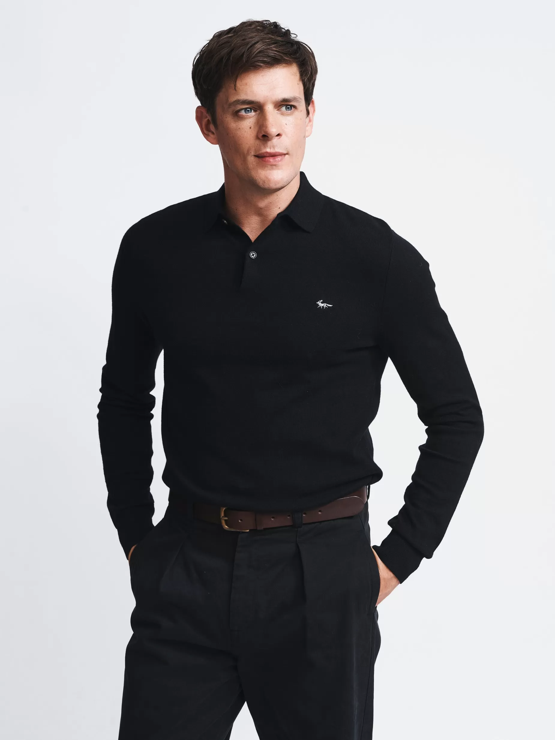 Online Aubin Thorne Polo Black