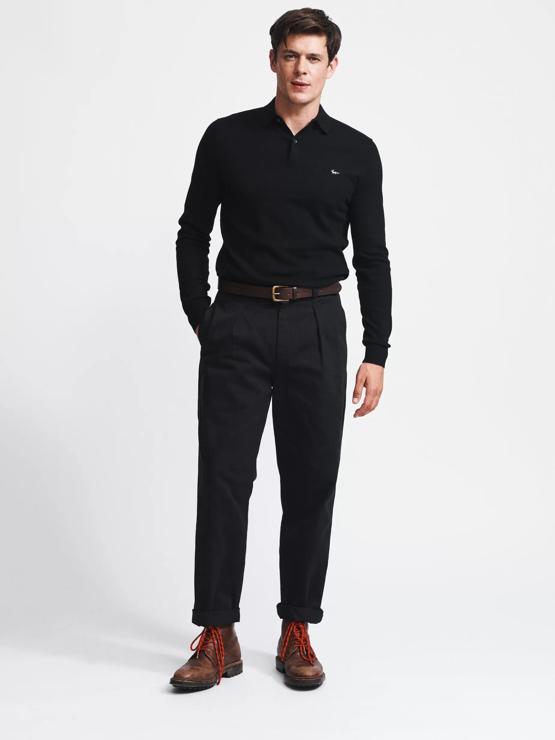 Online Aubin Thorne Polo Black