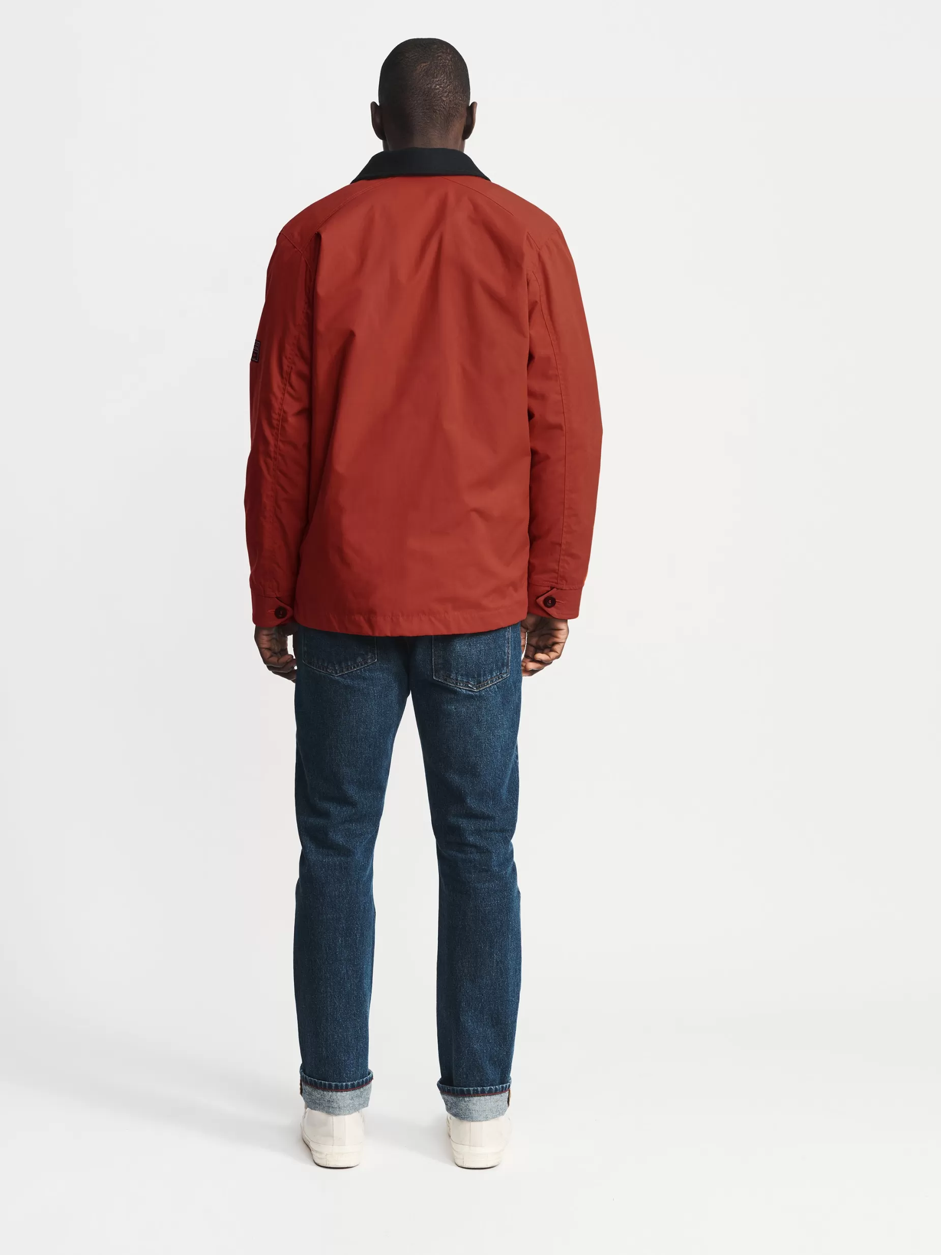 Online Aubin Union Wax Jacket Red