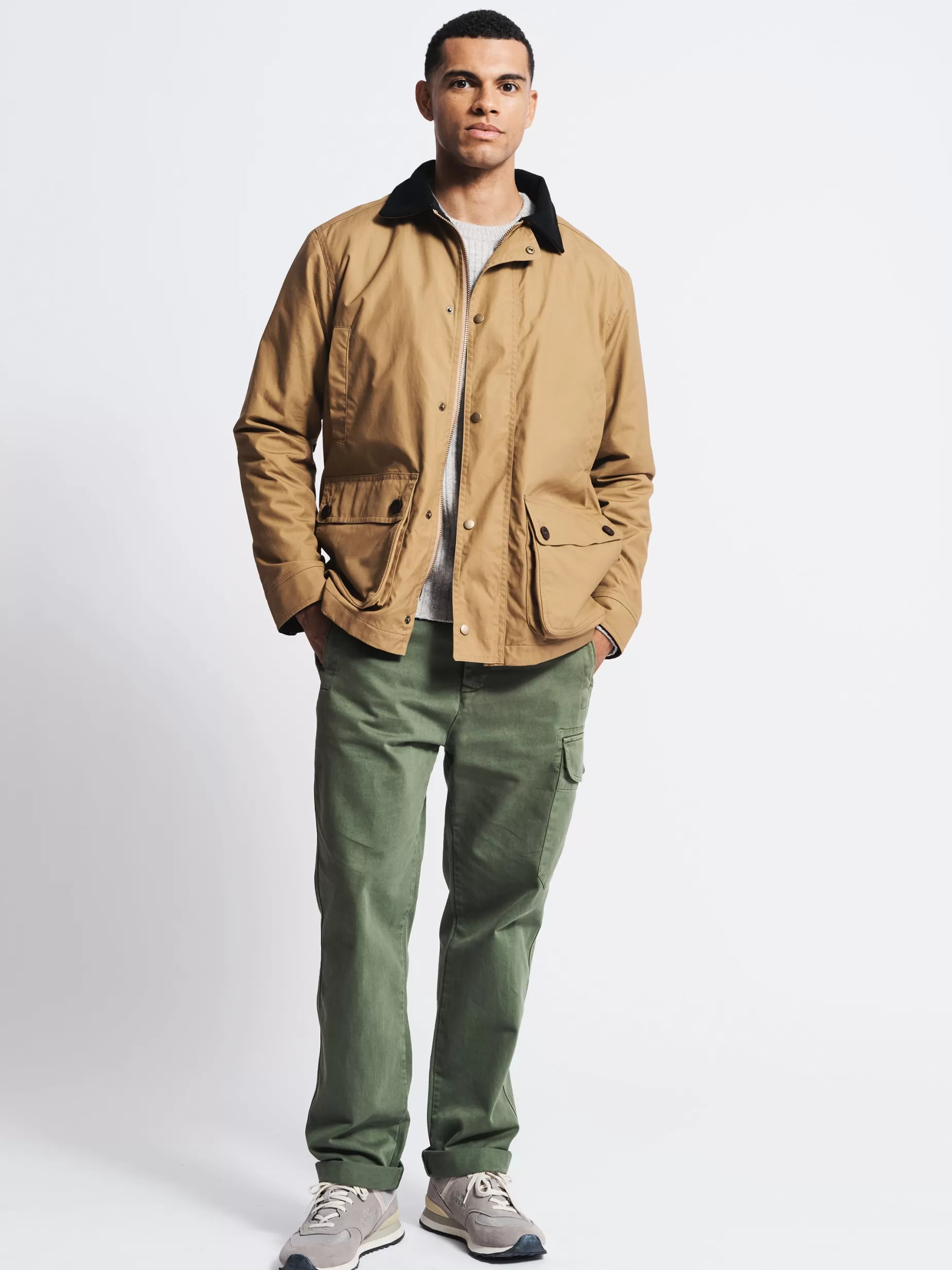 Best Sale Aubin Union Wax Jacket Tan