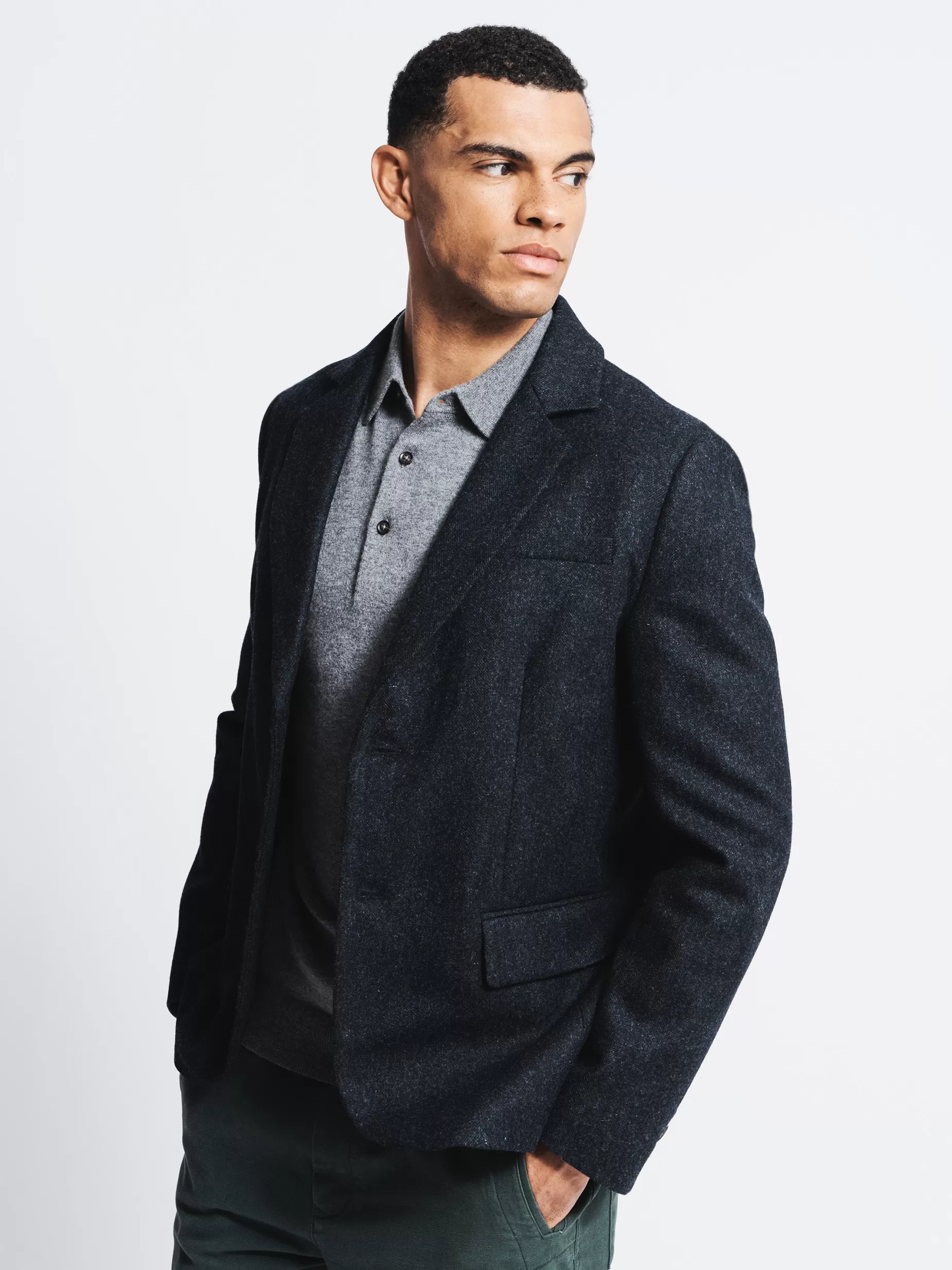 Best Sale Aubin Wellington Blazer Navy