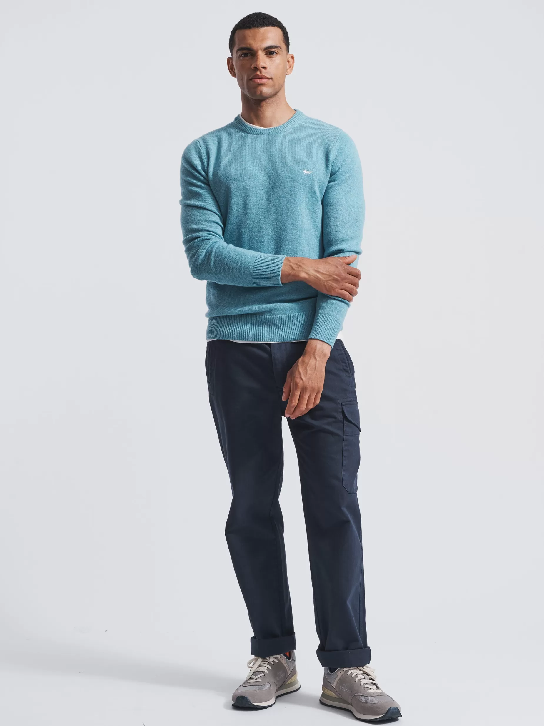 Shop Aubin Westbourne Crew Sky Blue